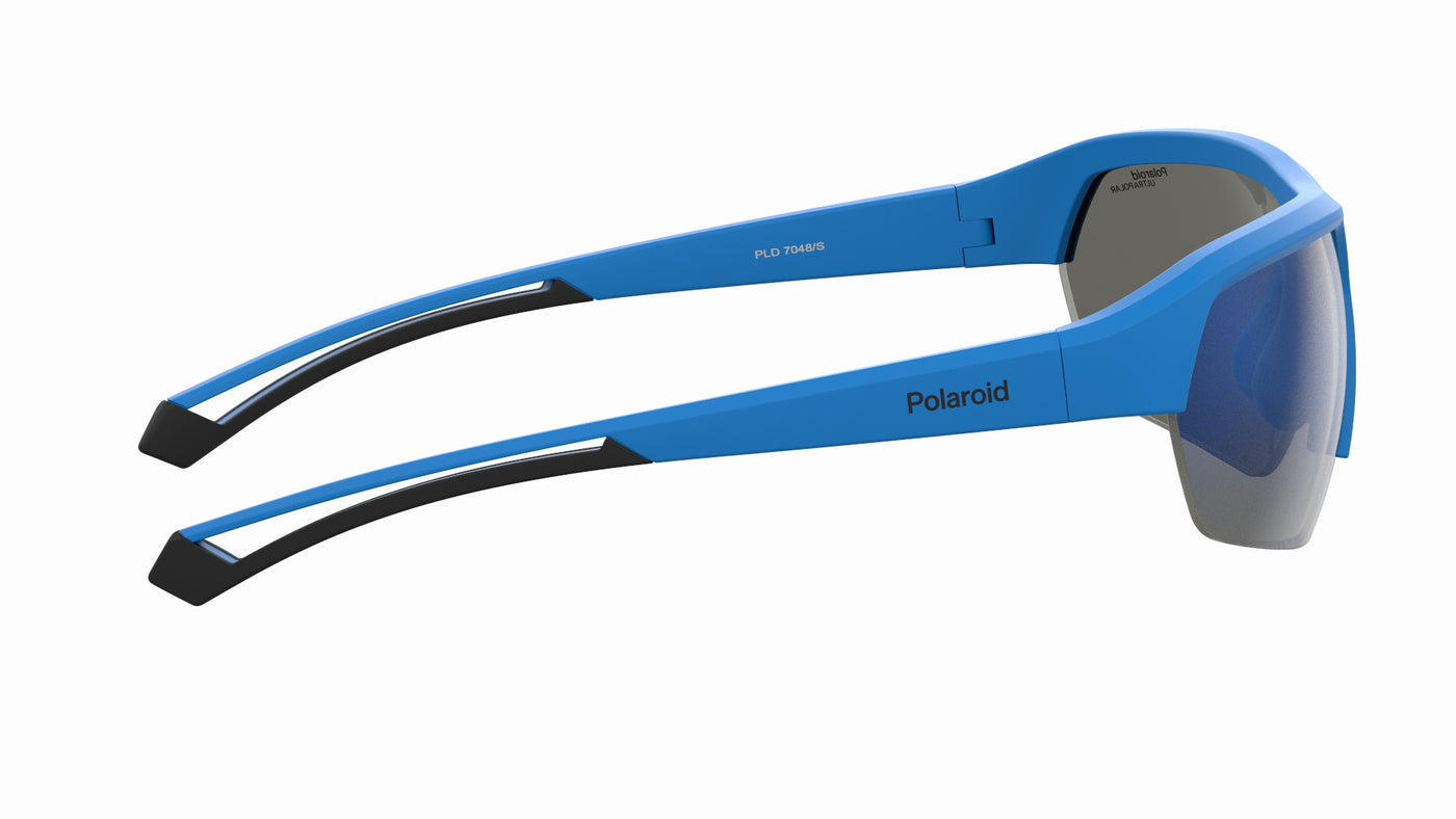 Polaroid PLD7048/S Matte Blue/Blue High Contrast Polarised #colour_matte-blue-blue-high-contrast-polarised