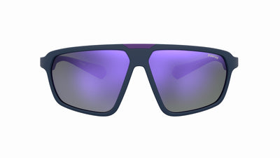 Polaroid PLD2142/S Semimattblue Violet Azure/Violet Mirror Polarised #colour_semimattblue-violet-azure-violet-mirror-polarised