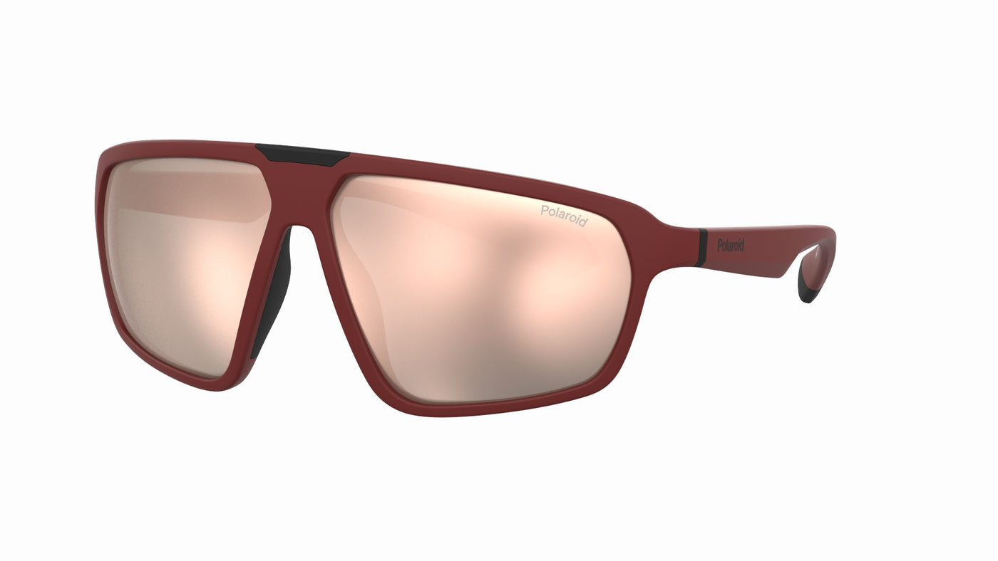 Polaroid PLD2142/S Matte Burgundy Black/Rose Gold Multilayer Polarised #colour_matte-burgundy-black-rose-gold-multilayer-polarised