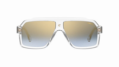 Carrera 1053/S Crystal/Blue Shaded Gold Mirror #colour_crystal-blue-shaded-gold-mirror