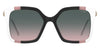 Moschino MOS123/S Black Pink/Purple Gradient #colour_black-pink-purple-gradient