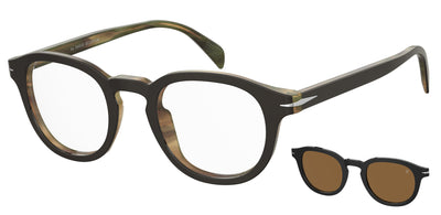 David Beckham DB1080/CS Black Striped Brown #colour_black-striped-brown