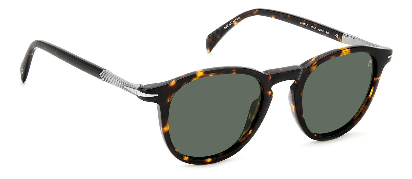 David Beckham DB1114/S Havana Ruthenium/Green #colour_havana-ruthenium-green