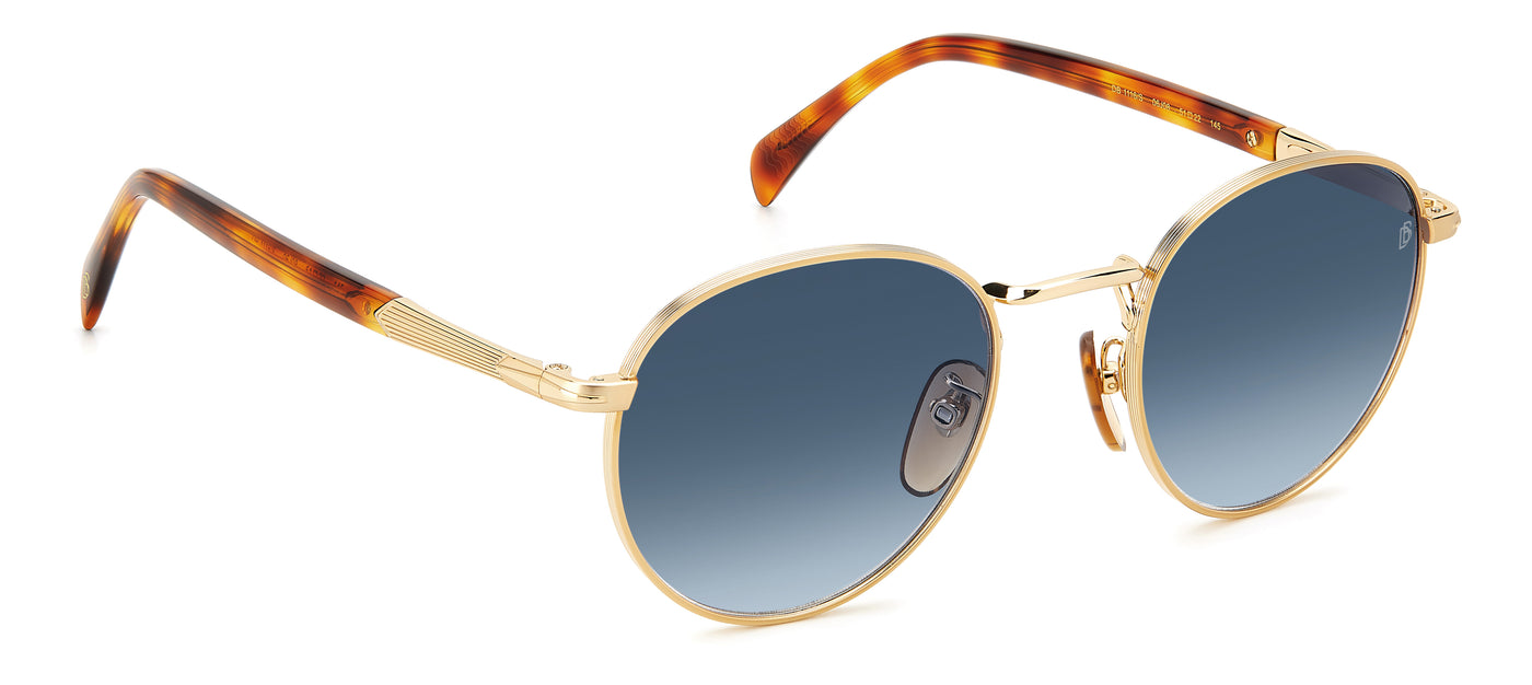 David Beckham DB1116/S Gold Havana/Dark Blue Shaded #colour_gold-havana-dark-blue-shaded