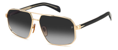 David Beckham DB7102/S Gold Black/Dark Grey Gradient #colour_gold-black-dark-grey-gradient