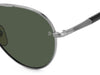 David Beckham DB1118/G/S Dark Ruthenium Black/Green Polarised #colour_dark-ruthenium-black-green-polarised