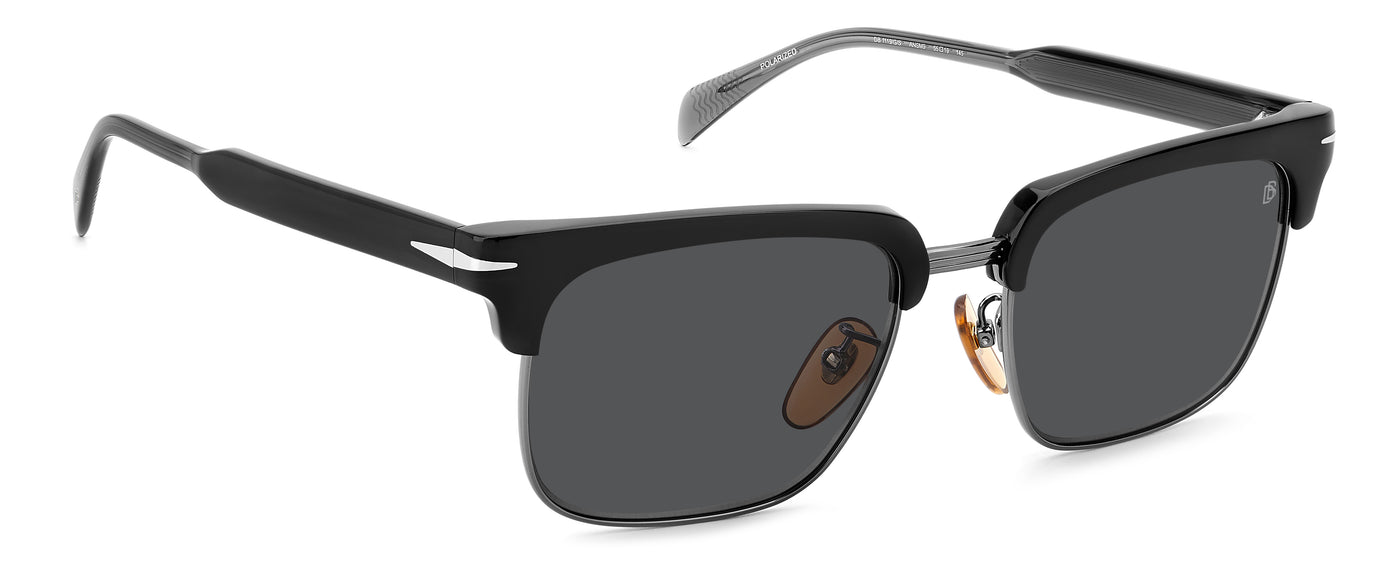 David Beckham DB1119/G/S Black Dark Ruthenium/Grey Polarised #colour_black-dark-ruthenium-grey-polarised