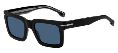 Boss 1501/S Black Pattern Black/Blue #colour_black-pattern-black-blue