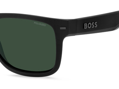Boss 1496/S Matte Black Grey/Green High Contrast Oleophobic Polarised #colour_matte-black-grey-green-high-contrast-oleophobic-polarised
