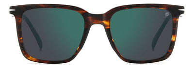 David Beckham DB1130/S Brown Horn/Green Mirror #colour_brown-horn-green-mirror