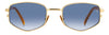 David Beckham DB1129/S Gold Horn/Dark Blue Gradient #colour_gold-horn-dark-blue-gradient
