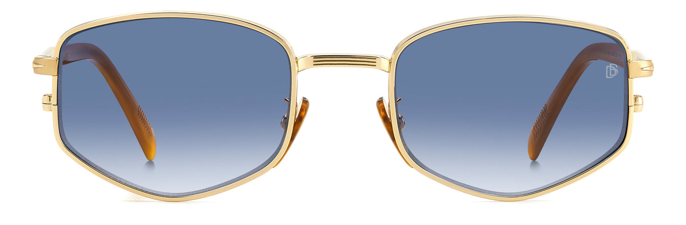 David Beckham DB1129/S Gold Horn/Dark Blue Gradient #colour_gold-horn-dark-blue-gradient