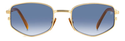 David Beckham DB1129/S Gold Horn/Dark Blue Gradient #colour_gold-horn-dark-blue-gradient