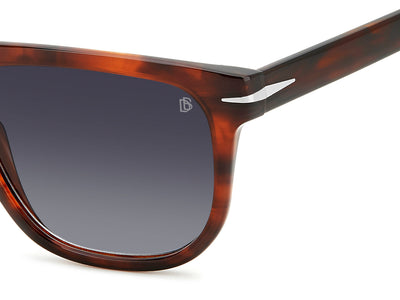 David Beckham DB7111/S Brown Horn/Dark Grey Gradient #colour_brown-horn-dark-grey-gradient