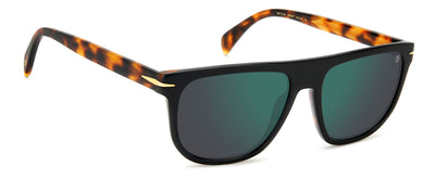 David Beckham DB7111/S Black Havana/Green Mirror #colour_black-havana-green-mirror