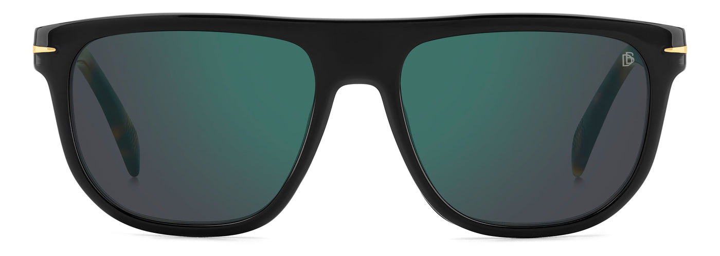 David Beckham DB7111/S Black Havana/Green Mirror #colour_black-havana-green-mirror