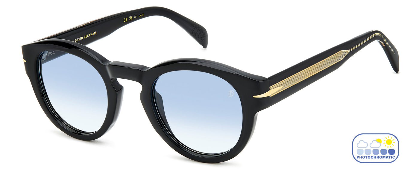 David Beckham DB7110/S Black/Blue Gradient #colour_black-blue-gradient