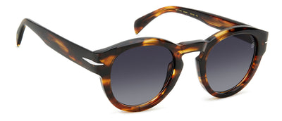 David Beckham DB7110/S Brown Horn/Dark Grey Gradient #colour_brown-horn-dark-grey-gradient