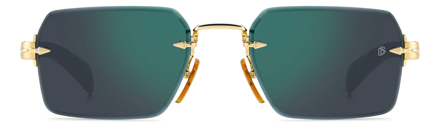 David Beckham DB7109/S Gold Havana/Green Mirror #colour_gold-havana-green-mirror