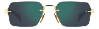 David Beckham DB7109/S Gold Havana/Green Mirror #colour_gold-havana-green-mirror