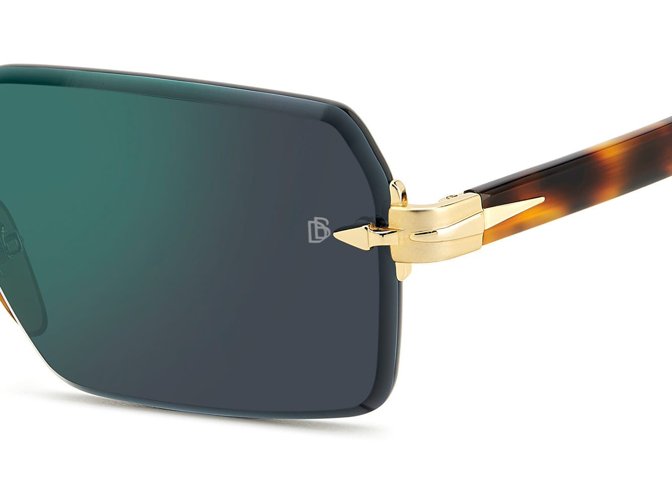 David Beckham DB7109/S Gold Havana/Green Mirror #colour_gold-havana-green-mirror