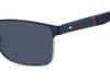 Tommy Hilfiger TH2040/S Matte Blue Ruthenium/Blue #colour_matte-blue-ruthenium-blue