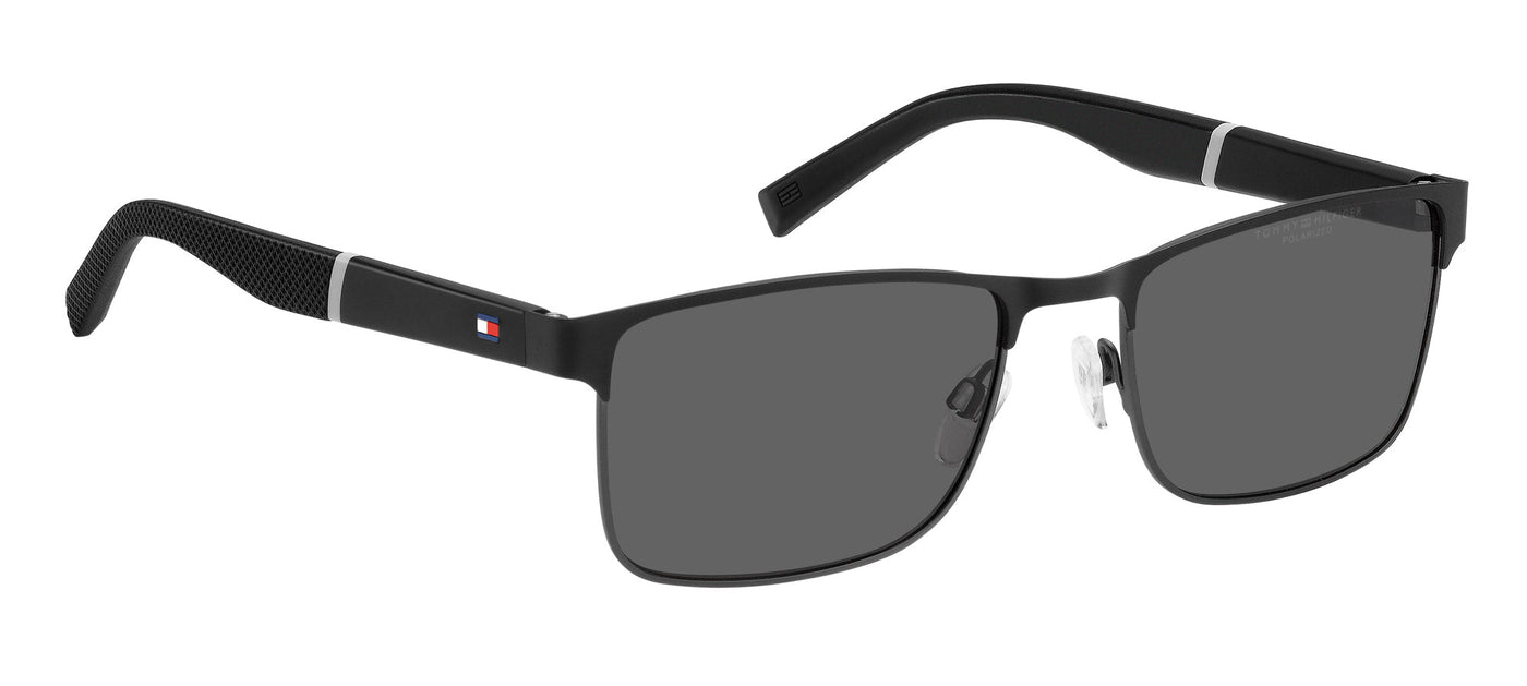 Tommy Hilfiger TH2040/S Matte Black Ruthenium/Grey #colour_matte-black-ruthenium-grey