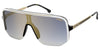 Carrera 1060/S White Black/Blue Gold Gradient Mirror #colour_white-black-blue-gold-gradient-mirror