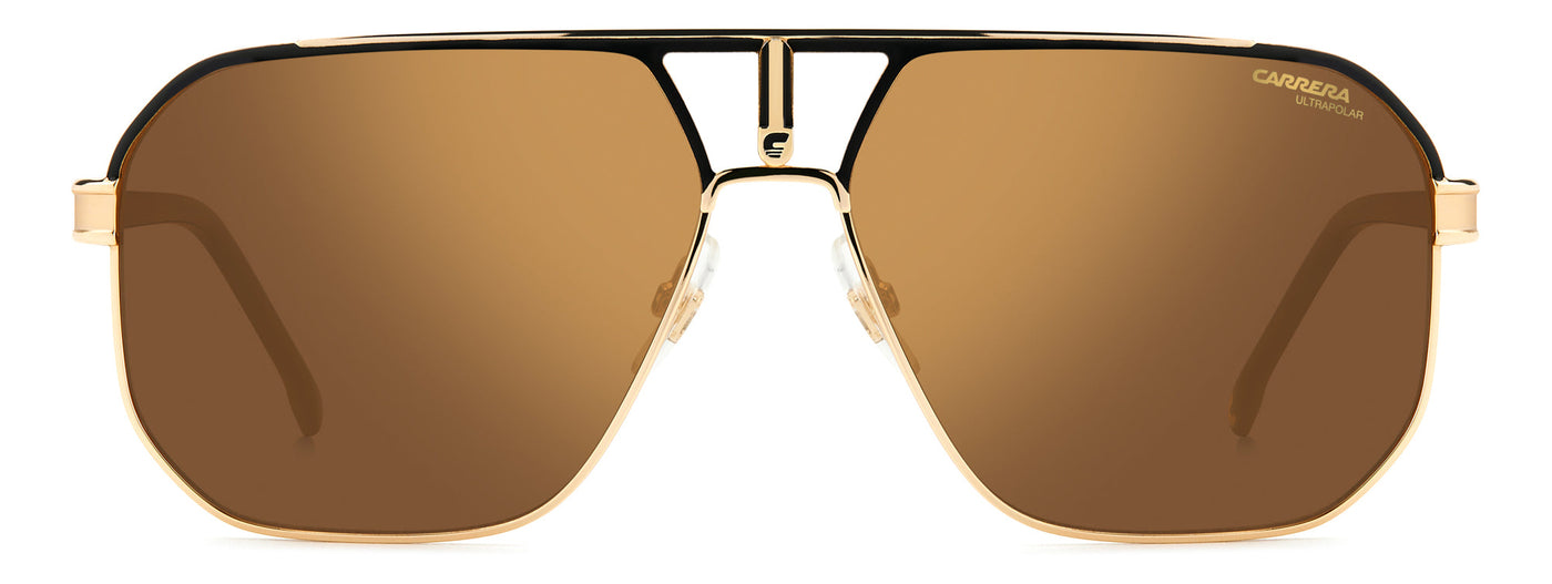 Carrera 1062/S Matte Black Gold/Gold Polarised #colour_matte-black-gold-gold-polarised