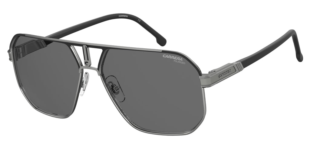 Carrera 1062/S Matte Black Dark/Grey Polarised #colour_matte-black-dark-grey-polarised