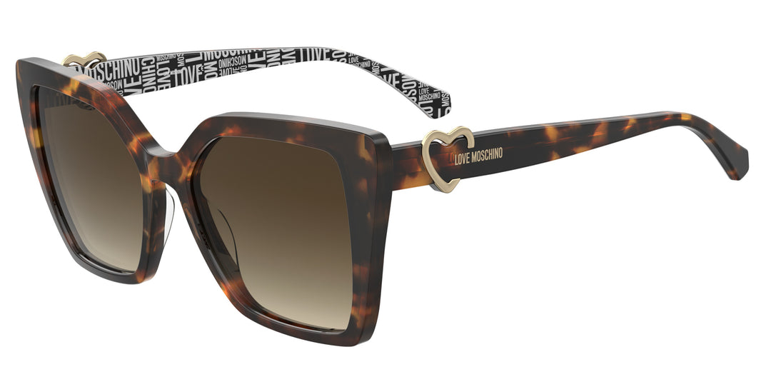 Occhiali Da Sole Love Moschino Donna MO L591 – Acetato, Colore Violetto, Taglia 57, Garanzia Internazionale 2 Anni