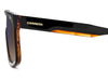 Carrera 1061/S Black Horn/Brown Blue Gradient Mirror #colour_black-horn-brown-blue-gradient-mirror