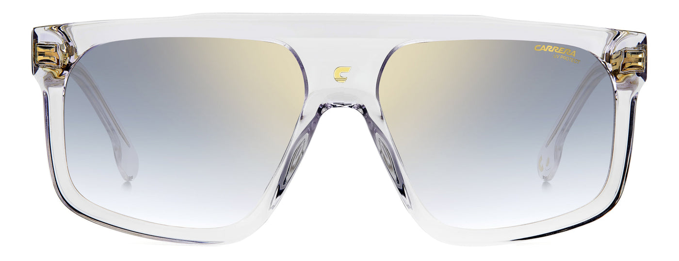 Carrera 1061/S Crystal/Blue Gold Gradient Mirror #colour_crystal-blue-gold-gradient-mirror