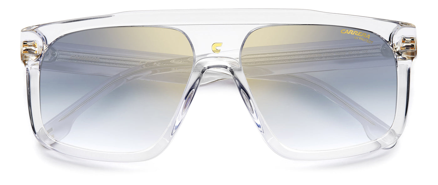 Carrera 1061/S Crystal/Blue Gold Gradient Mirror #colour_crystal-blue-gold-gradient-mirror
