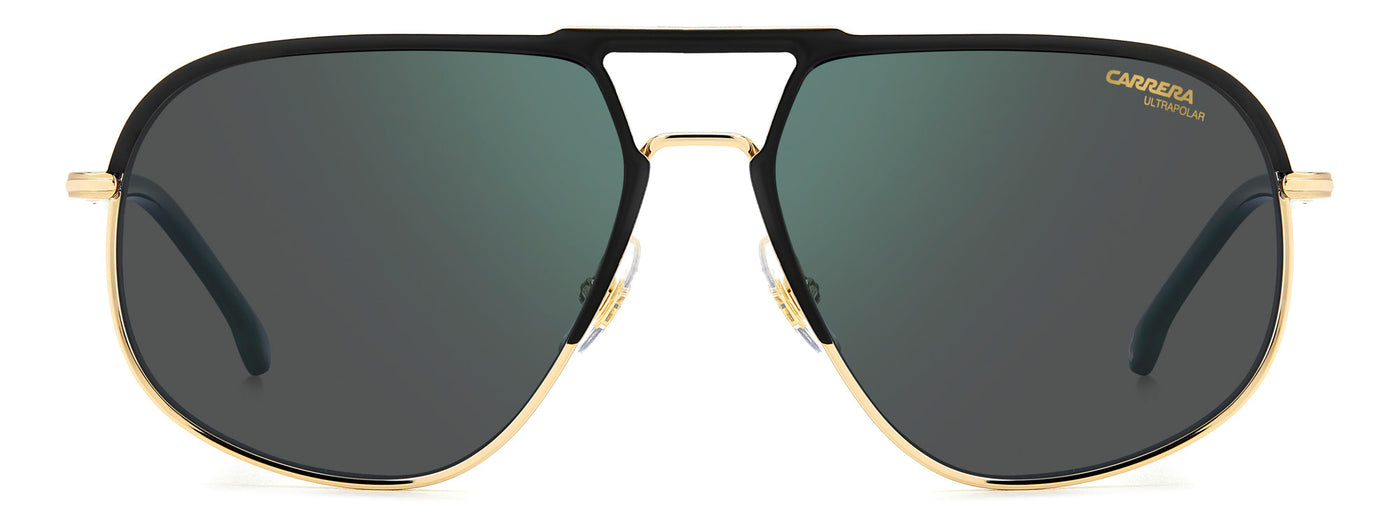 Carrera 318/S Black Gold/Green Grey Gradient Mirror #colour_black-gold-green-grey-gradient-mirror