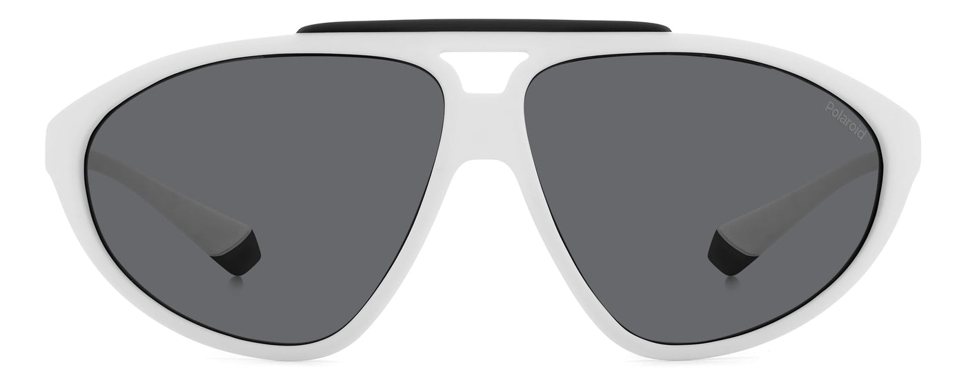 Polaroid PLD2151/S Matte White/Grey #colour_matte-white-grey