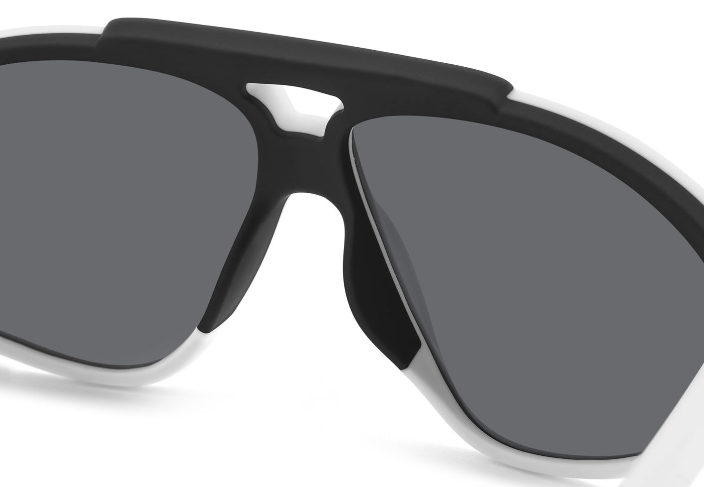 Polaroid PLD2151/S Matte White/Grey #colour_matte-white-grey