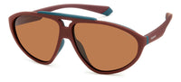 Polaroid PLD2151/S Matte Burgundy/Copper #colour_matte-burgundy-copper