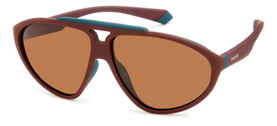 Polaroid PLD2151/S Matte Burgundy/Copper #colour_matte-burgundy-copper