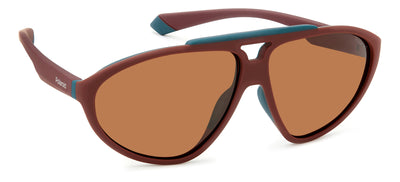 Polaroid PLD2151/S Matte Burgundy/Copper #colour_matte-burgundy-copper