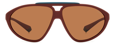 Polaroid PLD2151/S Matte Burgundy/Copper #colour_matte-burgundy-copper