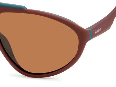 Polaroid PLD2151/S Matte Burgundy/Copper #colour_matte-burgundy-copper