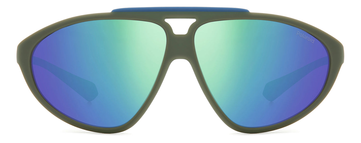Polaroid PLD2151/S Matte Grey/Grey Green Mirror Polarised #colour_matte-grey-grey-green-mirror-polarised