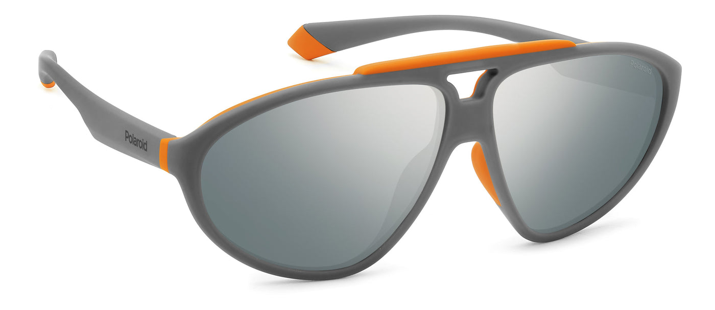 Polaroid PLD2151/S Matte Grey/Grey Silver Mirror Polarised #colour_matte-grey-grey-silver-mirror-polarised