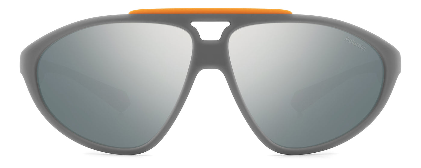 Polaroid PLD2151/S Matte Grey/Grey Silver Mirror Polarised #colour_matte-grey-grey-silver-mirror-polarised