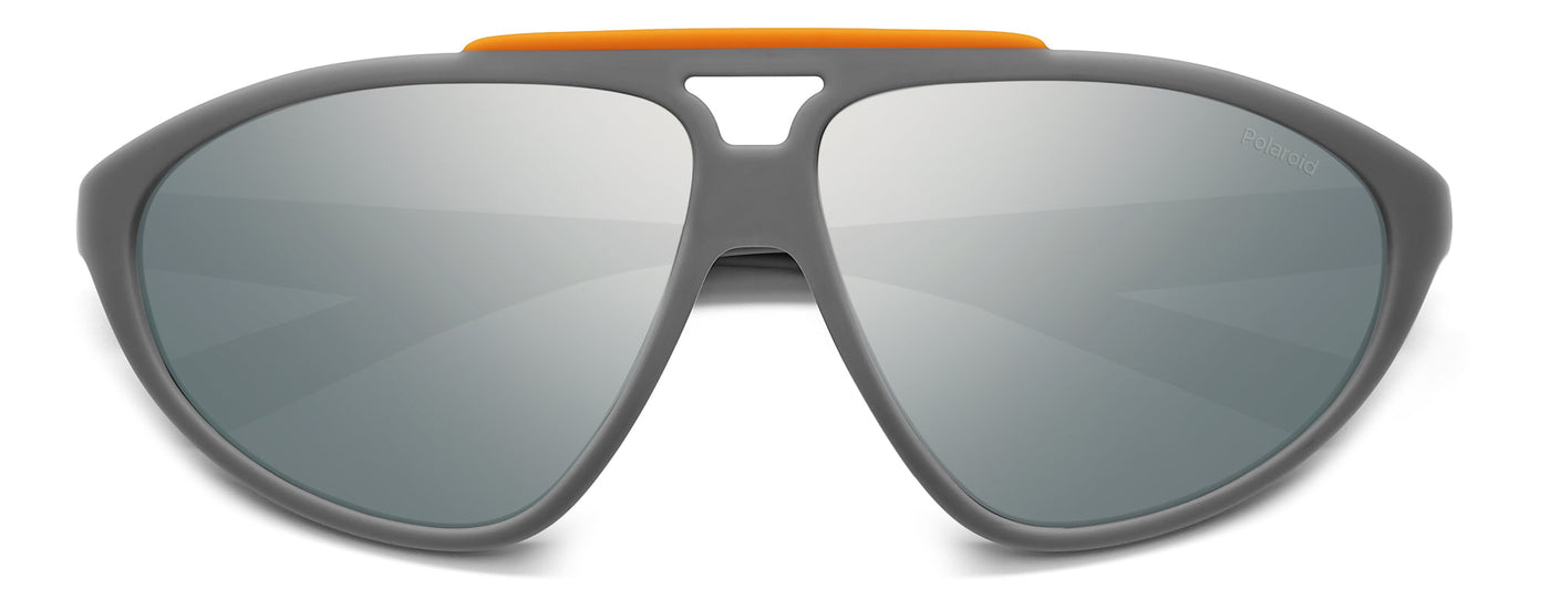 Polaroid PLD2151/S Matte Grey/Grey Silver Mirror Polarised #colour_matte-grey-grey-silver-mirror-polarised