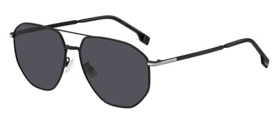 Boss 1612/F/SK Matte Black Silver/Grey #colour_matte-black-silver-grey