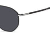 Boss 1612/F/SK Matte Black Silver/Grey #colour_matte-black-silver-grey