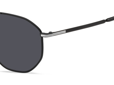 Boss 1612/F/SK Matte Black Silver/Grey #colour_matte-black-silver-grey