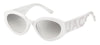 Marc Jacobs Marc 694/G/S Whte Grey/Grey Silver Gradient Mirror #colour_white-grey-grey-silver-gradient-mirror